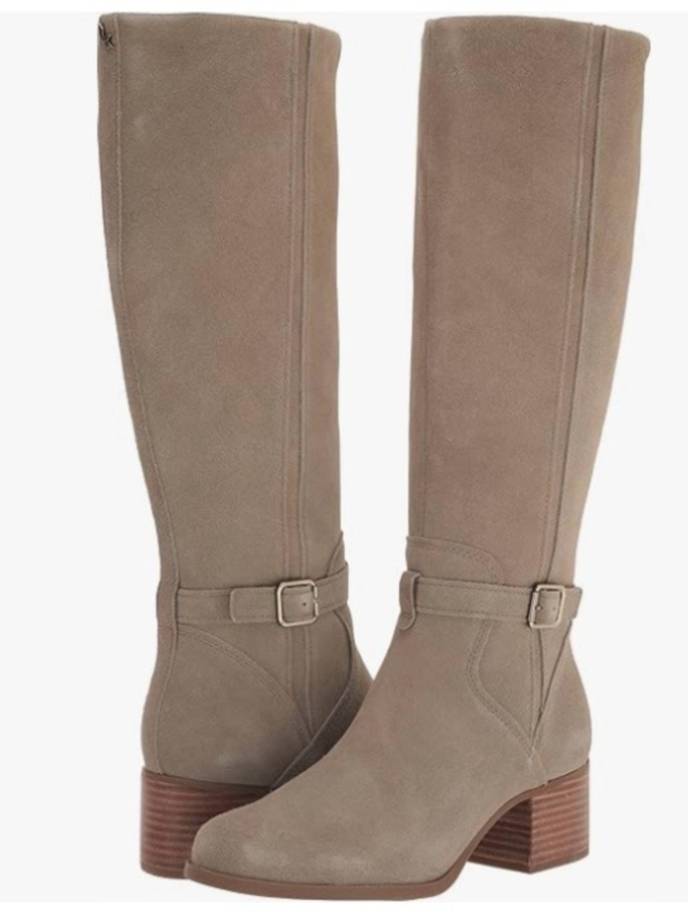 Koolaburra Knee High Suede Boots in Taupe Size 9
